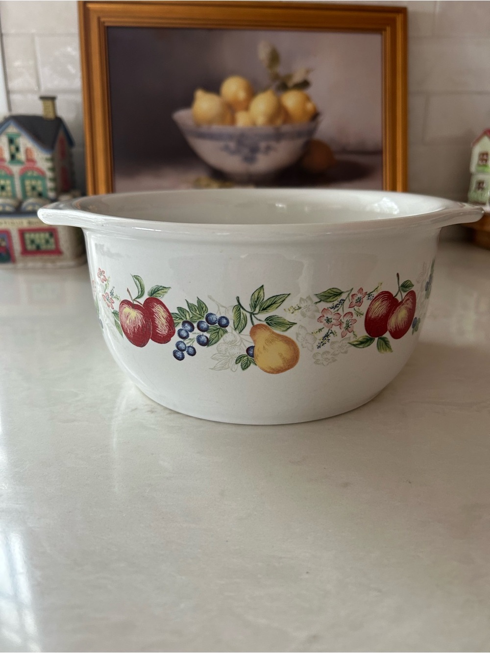 Corelle Coordinates Chutney Fruit Round Casserole Dish 10” No Lid